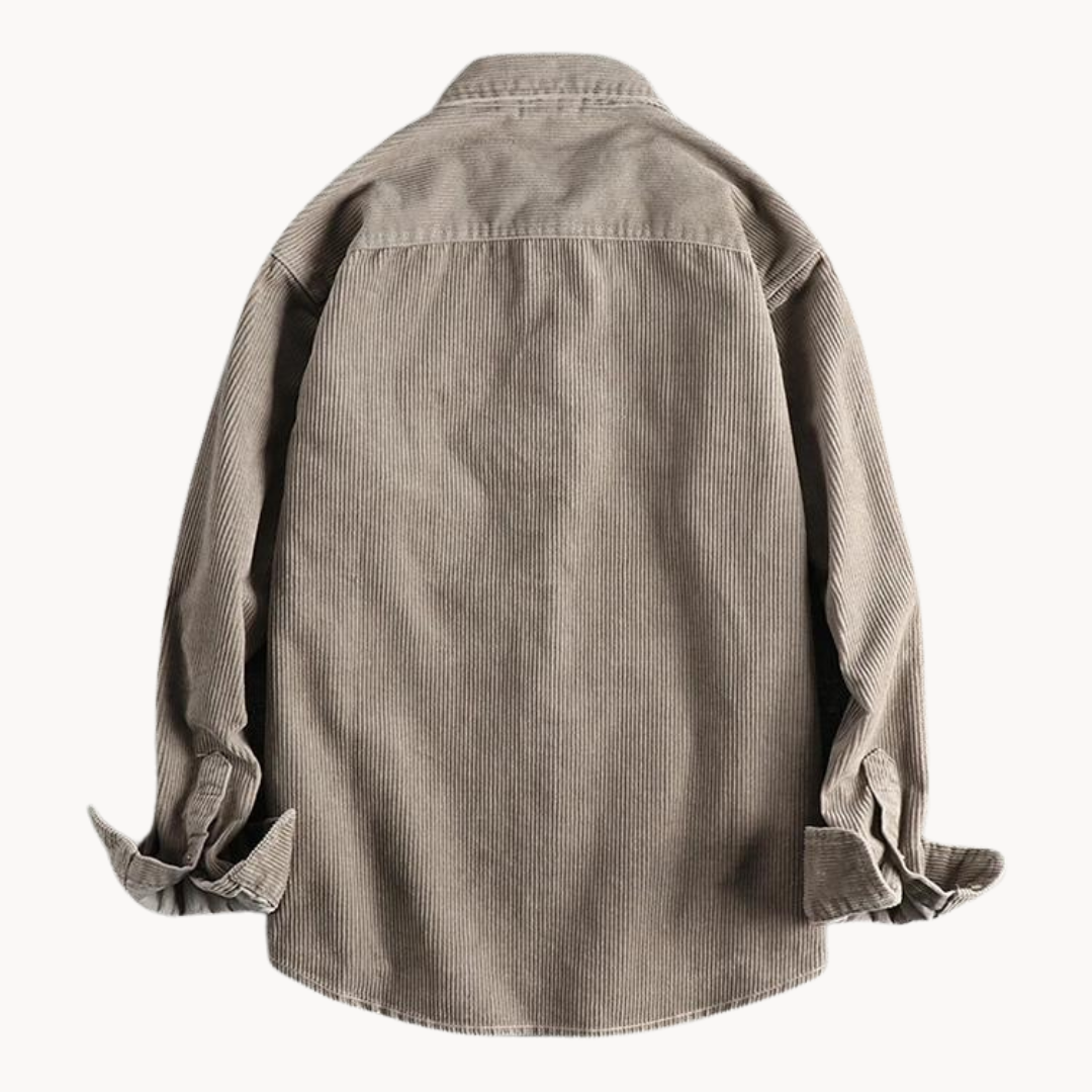 Chemise texturée homme à poches poitrine, coupe décontractée