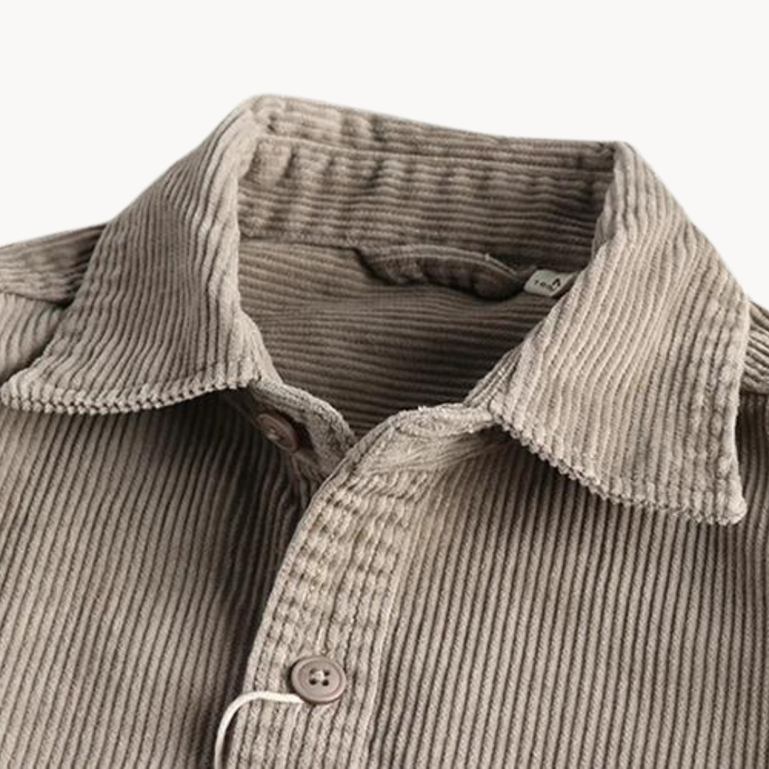 Chemise texturée homme à poches poitrine, coupe décontractée