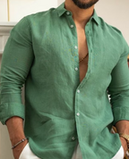 Chemise homme habillée, cinq coloris, du XS au 3XL, vert