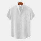 Chemise homme légère, kaki, noir, vert ou marron, du S au 2XL