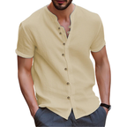 Chemise légère homme pour l'été, quatre coloris, S au 3XL, kaki