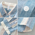 Chemise homme à rayures verticales, trois coloris
