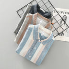 Chemise homme à rayures verticales, trois coloris