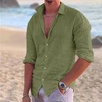 Chemise homme légère unie, quatre coloris, du S au 3XL