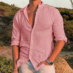 Chemise homme légère unie, quatre coloris, du S au 3XL