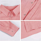 Chemise homme légère unie, quatre coloris, du S au 3XL