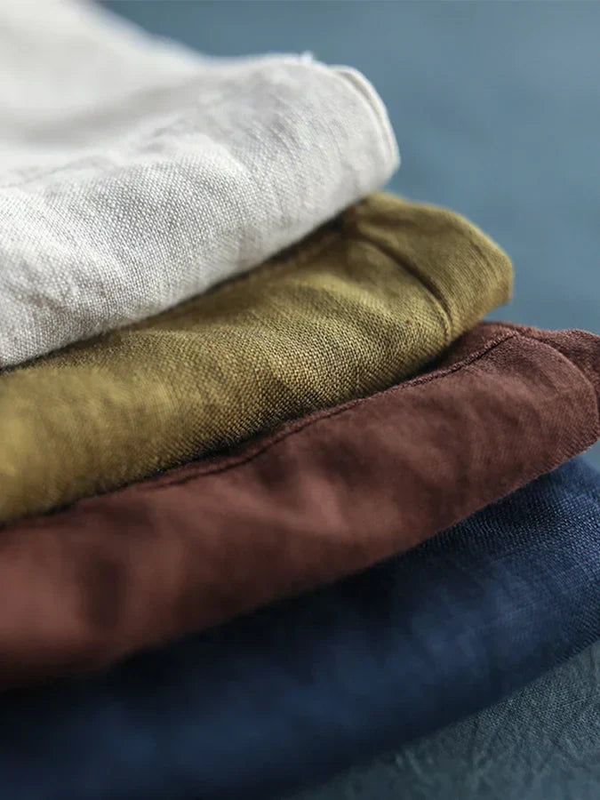 Chemise femme à manches longues et boutons à revers
