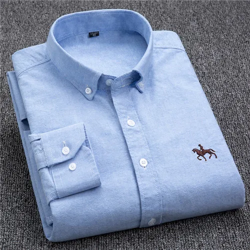 Chemise rayée femme brodée sur la poitrine, du XS au 4XL