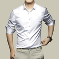 Chemise habillée homme coupe ajustée, onze coloris, blanc