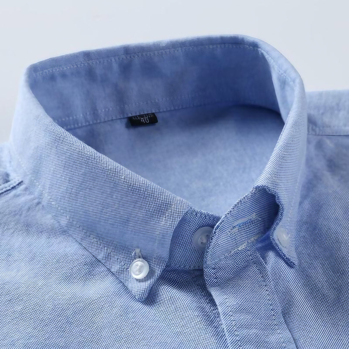 Chemise habillée femme à col structuré, poignets boutonnés