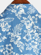 Chemise hawaïenne homme fleurie, manches courtes, trois coloris