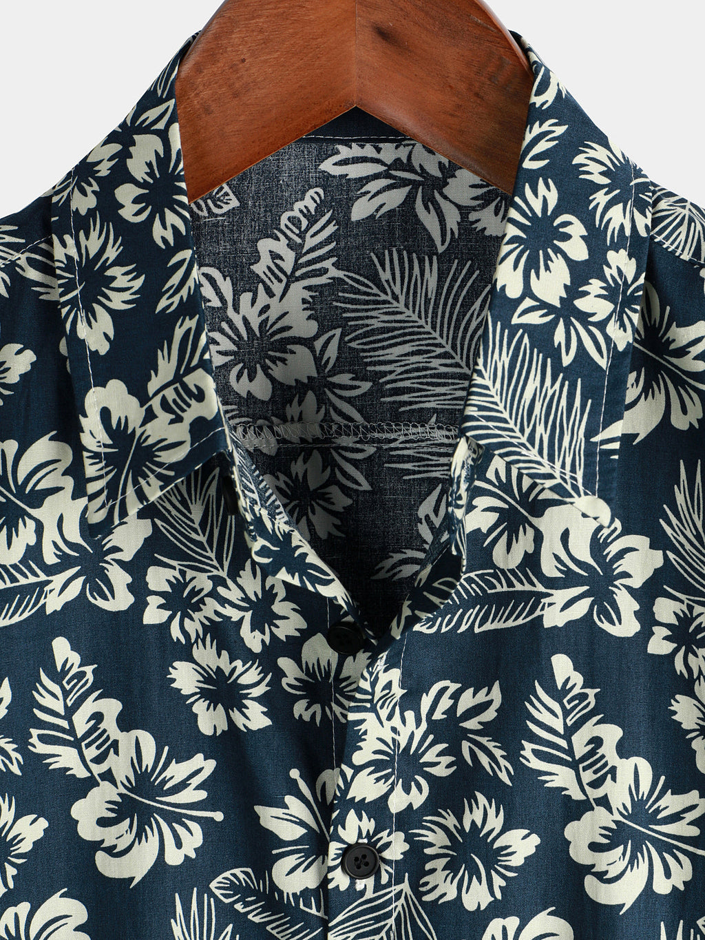 Chemise hawaïenne homme manches courtes, imprimé tropical
