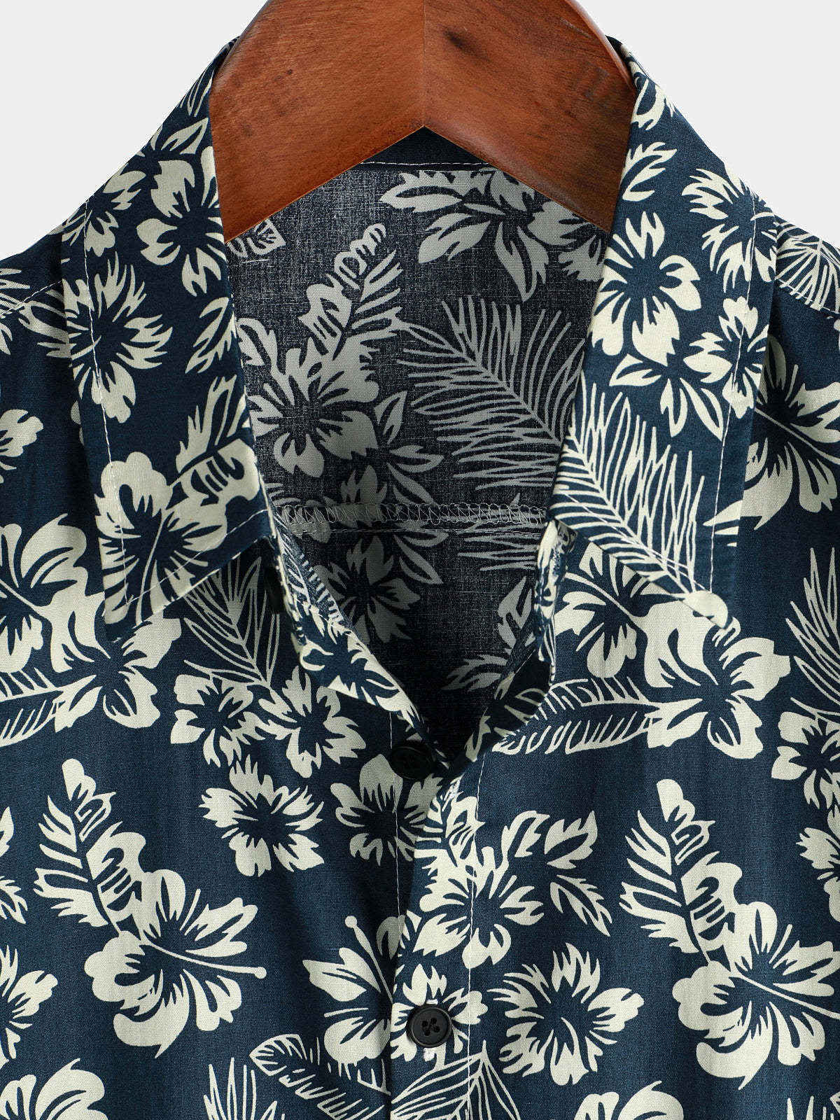 Chemise hawaïenne homme manches courtes, imprimé tropical