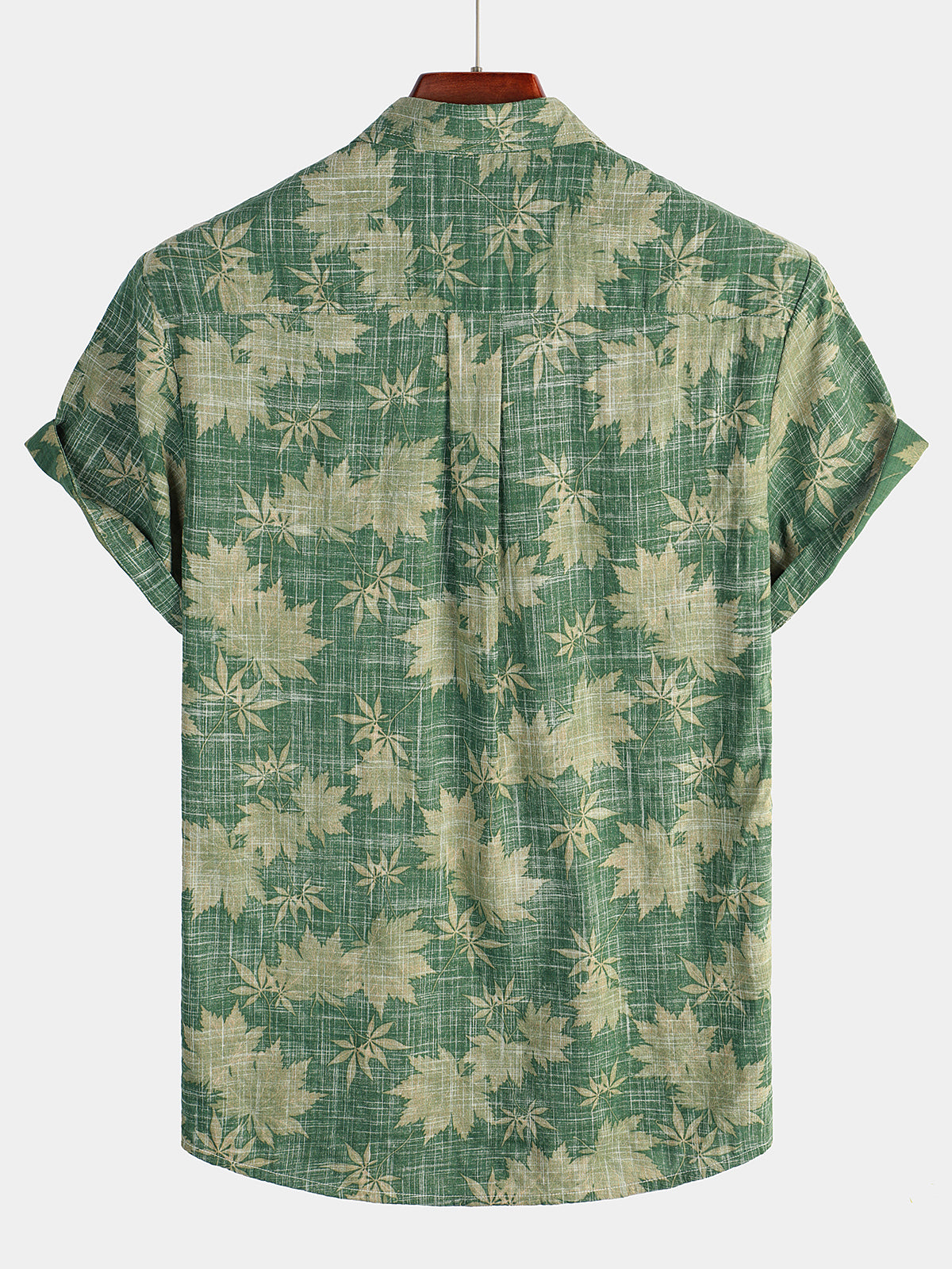 Chemise hawaïenne homme manches courtes, imprimé tropical