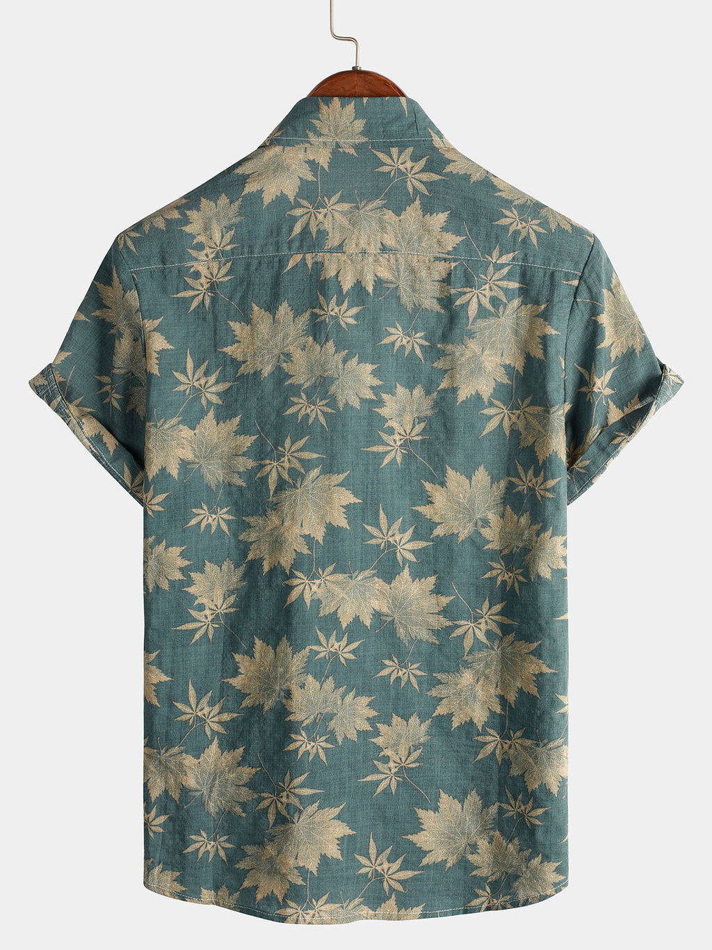 Chemise hawaïenne homme manches courtes, imprimé tropical