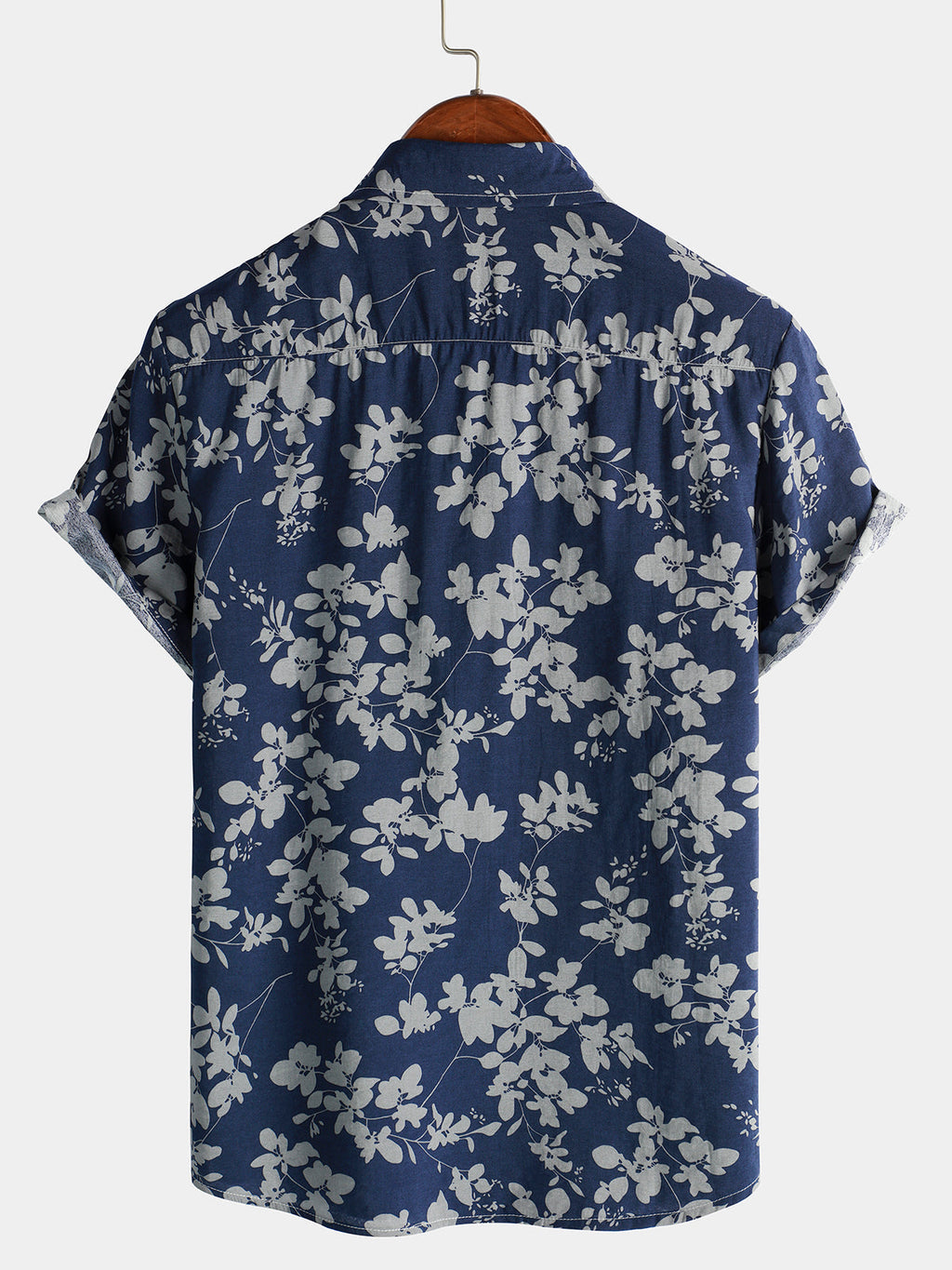 Chemise hawaïenne homme manches courtes, imprimé tropical