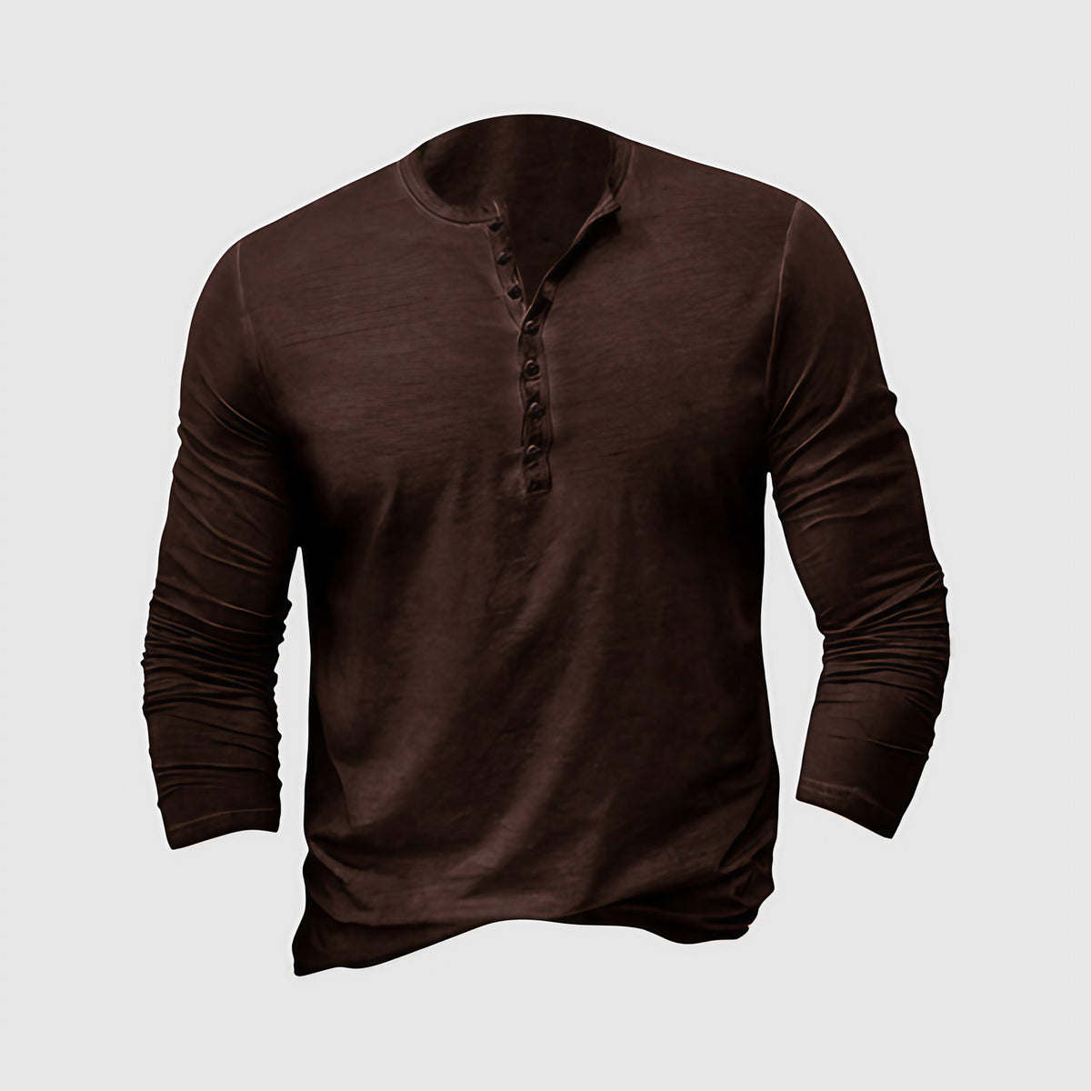 Chemise homme classique, quatre coloris, du S au 3XL, marron