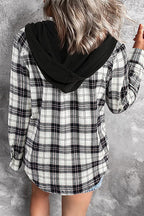 Chemise à carreaux homme, cinq coloris, du S au XL, noir
