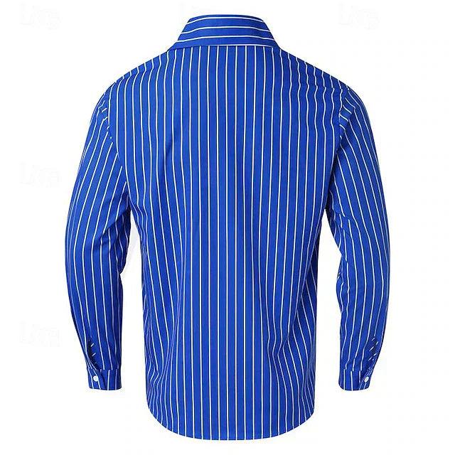 Chemise homme à manches longues, coupe classique, trois coloris