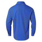 Chemise homme à manches longues, coupe classique, trois coloris