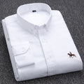 Chemise homme unie pour le bureau, quatre coloris, du XS au 3XL, blanc