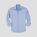 Chemise homme cintrée à col italien, manches longues, S au 5XL
