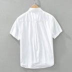 Chemise homme à manches courtes, cinq coloris, du XS au 2XL