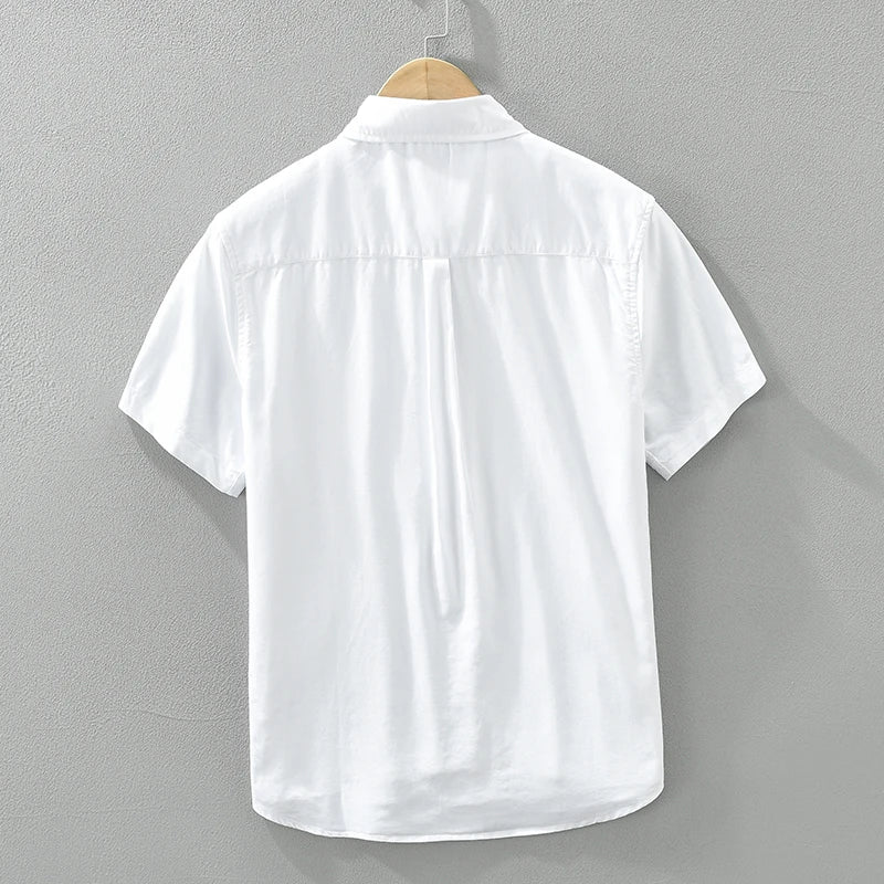 Chemise homme à manches courtes, cinq coloris, du XS au 2XL