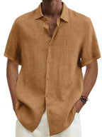 Chemise homme à manches courtes pour l'été, du S au 5XL