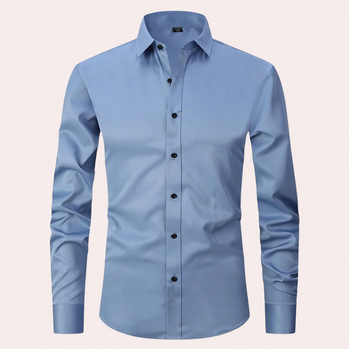 Chemise homme en tissu extensible, coupe classique, six coloris