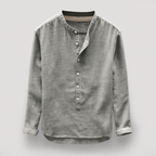 Chemise homme coupe normale, cinq coloris, du M au 4XL, gris