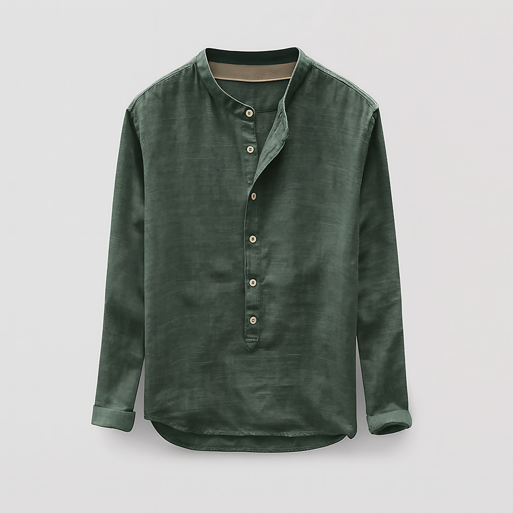 Chemise homme coupe normale, cinq coloris, du M au 4XL, vert