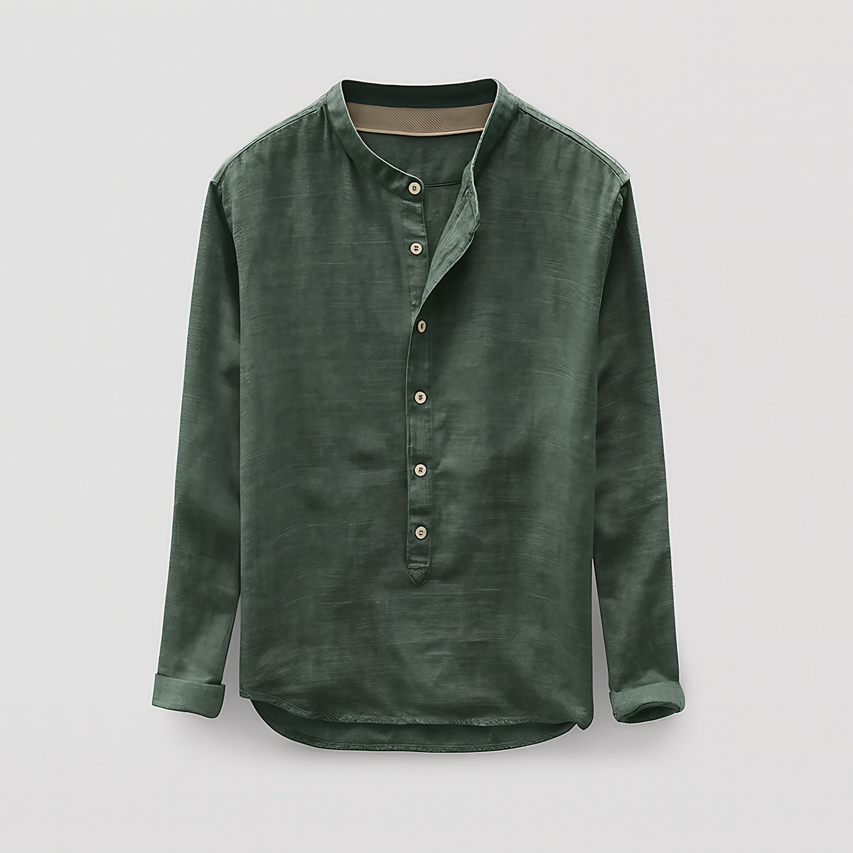 Chemise homme coupe normale, cinq coloris, du M au 4XL, vert