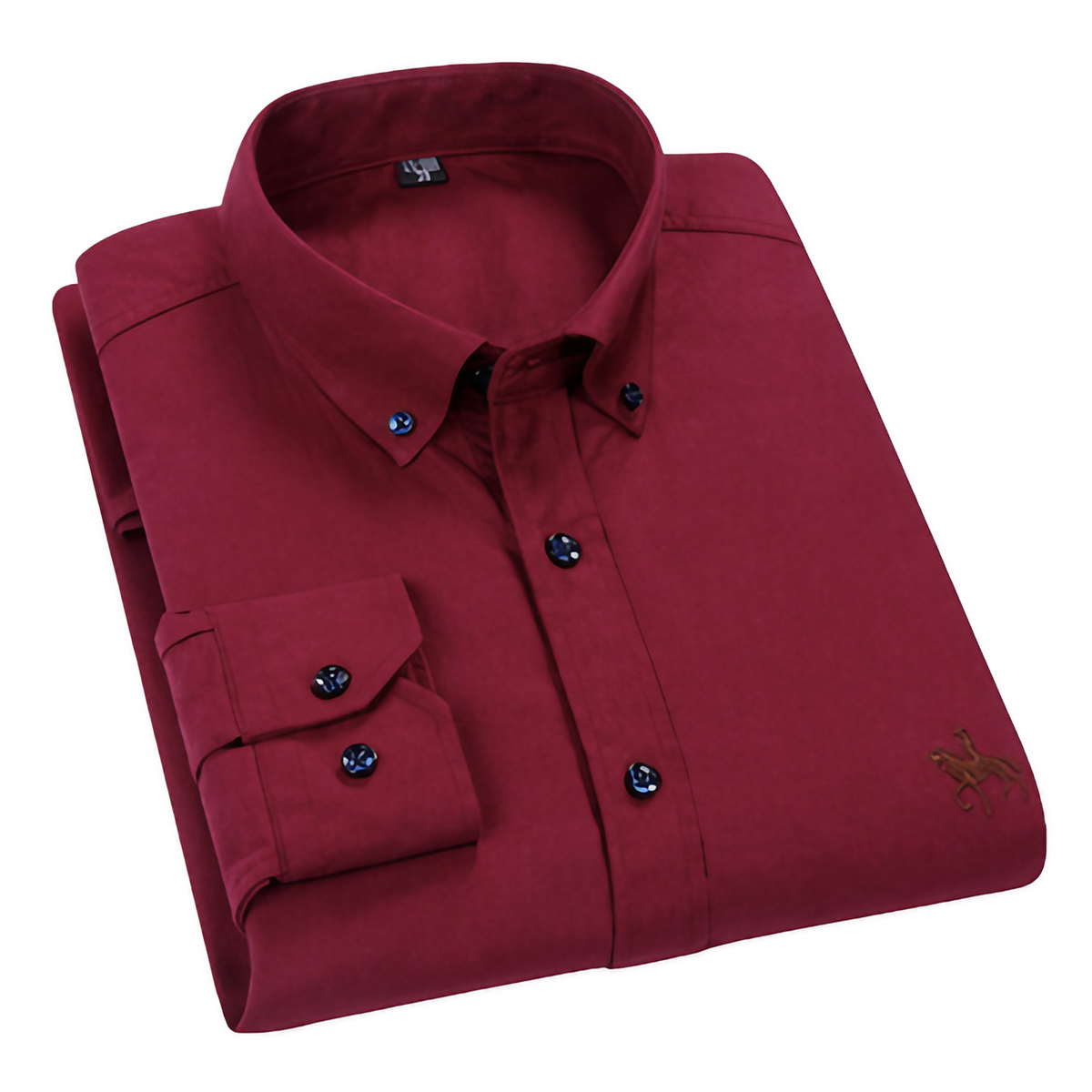 Chemise homme à manches longues, onze coloris, du S au 6XL, rouge