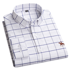 Chemise homme à manches longues, onze coloris, du S au 6XL, blanc