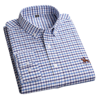 Chemise homme à manches longues, onze coloris, du S au 6XL, bleu