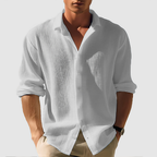 Chemise homme manches longues, coupe ajustée, sept coloris, gris