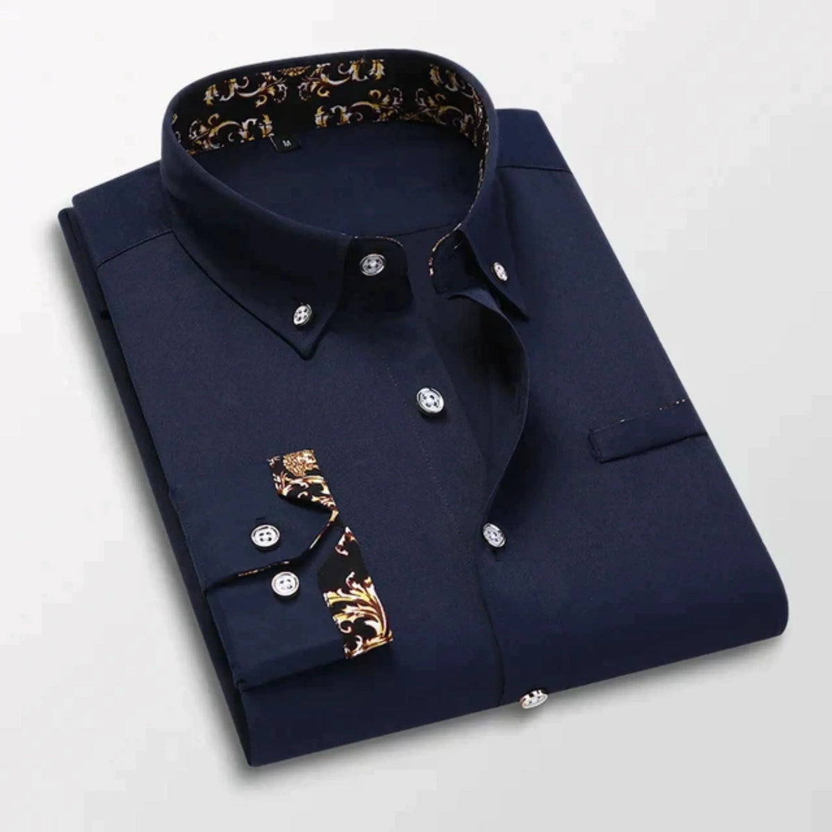 Chemise homme à manches longues, coupe ajustée, six coloris