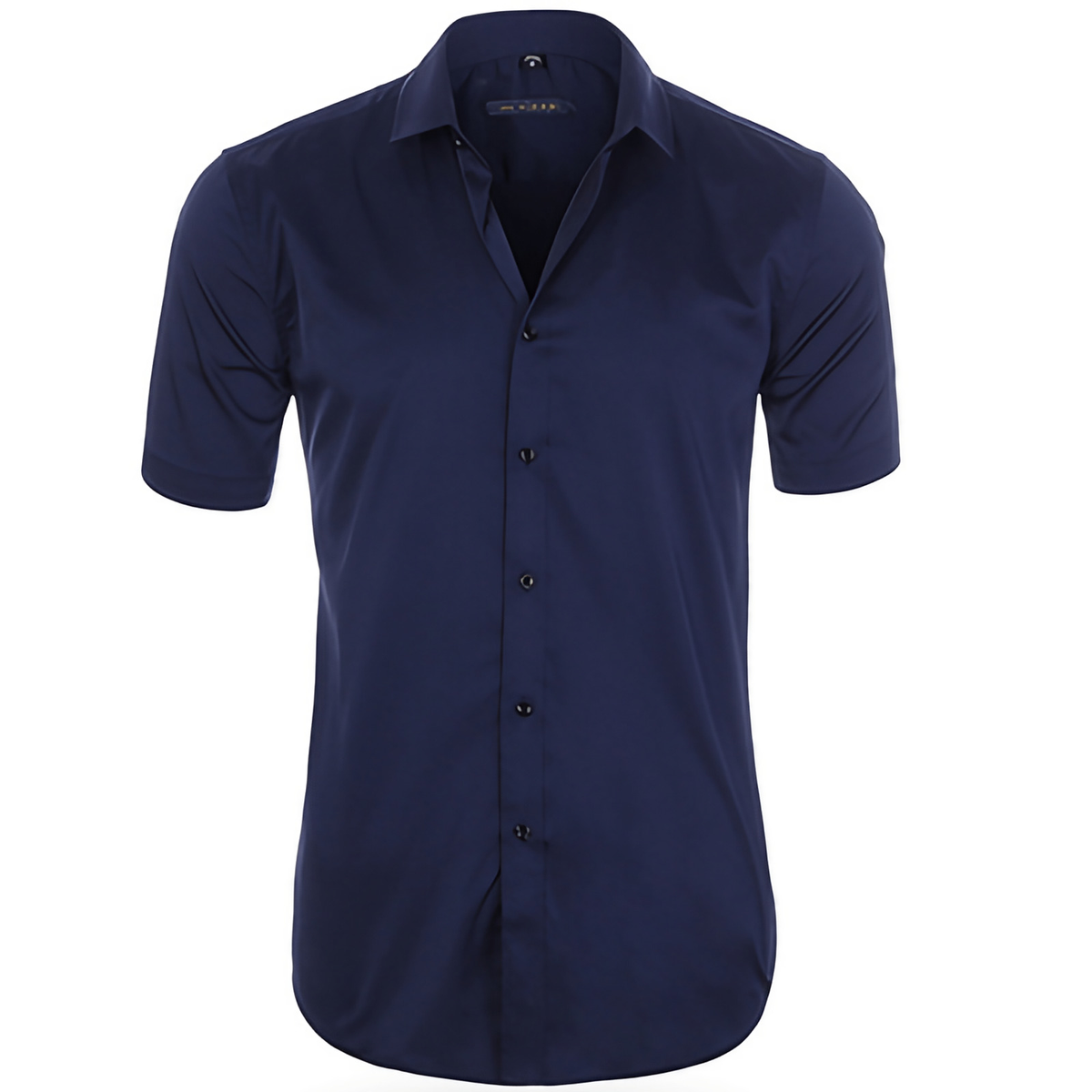 Chemise homme infroissable et extensible, dix coloris, du S au 4XL, bleu marine