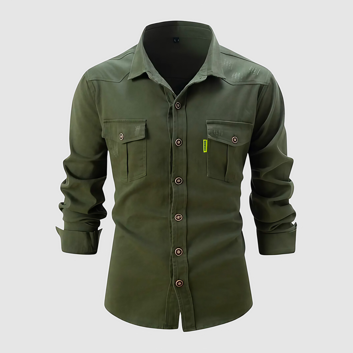 Chemise homme habillée, quatre coloris, du S au 3XL, vert