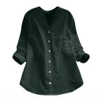 Chemise femme d'été coupe décontractée, huit coloris, du S au 2XL, vert