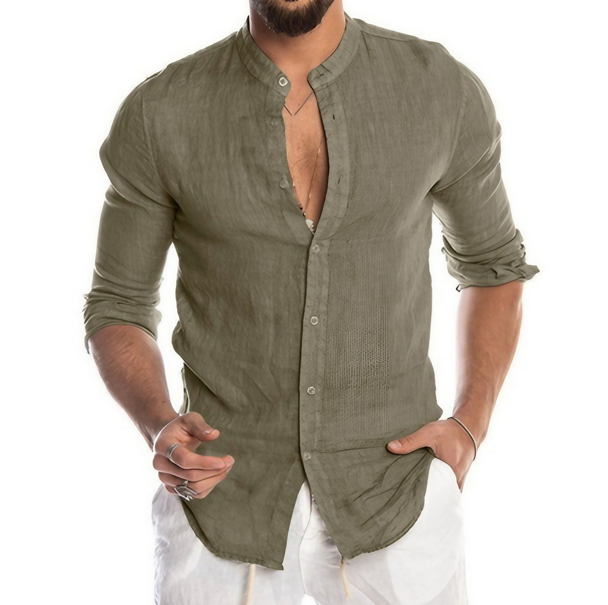 Chemise d'été homme légère, sept coloris, du S au 5XL