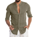 Chemise d'été homme légère, sept coloris, du S au 5XL, vert