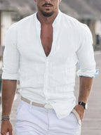 Chemise homme légère pour l'été, quatre coloris, du S au XL