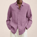 Chemise homme coupe ajustée, douze coloris, du M au 5XL, rose