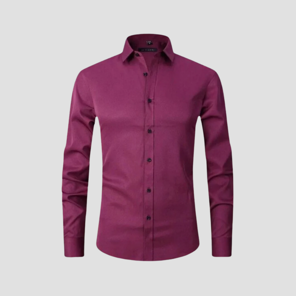 Chemise slim homme à boutons contrastés, six coloris