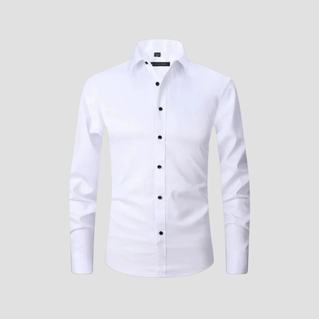 Chemise slim homme à boutons contrastés, six coloris