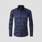 Chemise slim homme à boutons contrastés, six coloris
