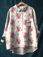 Blouse femme à imprimé fleuri, seize motifs, du S au 3XL