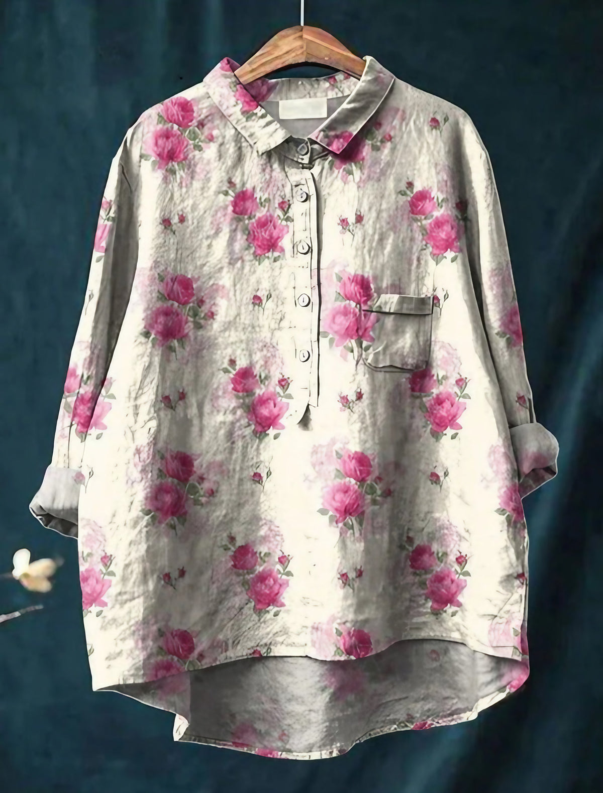 Blouse femme à imprimé fleuri, seize motifs, du S au 3XL